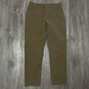 Sun Day Red Pants Mens 32x29 Brown Golf Performance Tiger Woods Tech